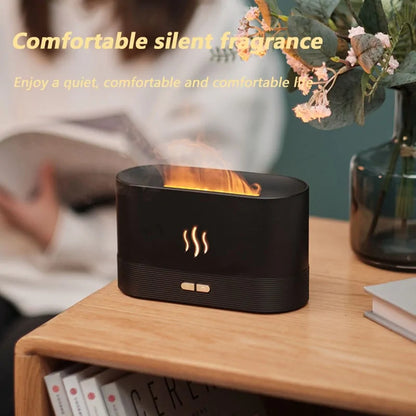 180ML Flame Ultrasonic Humidifier