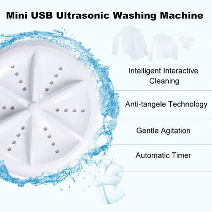 Handy Wash™ - Ultrasonic Mini Washing Machine